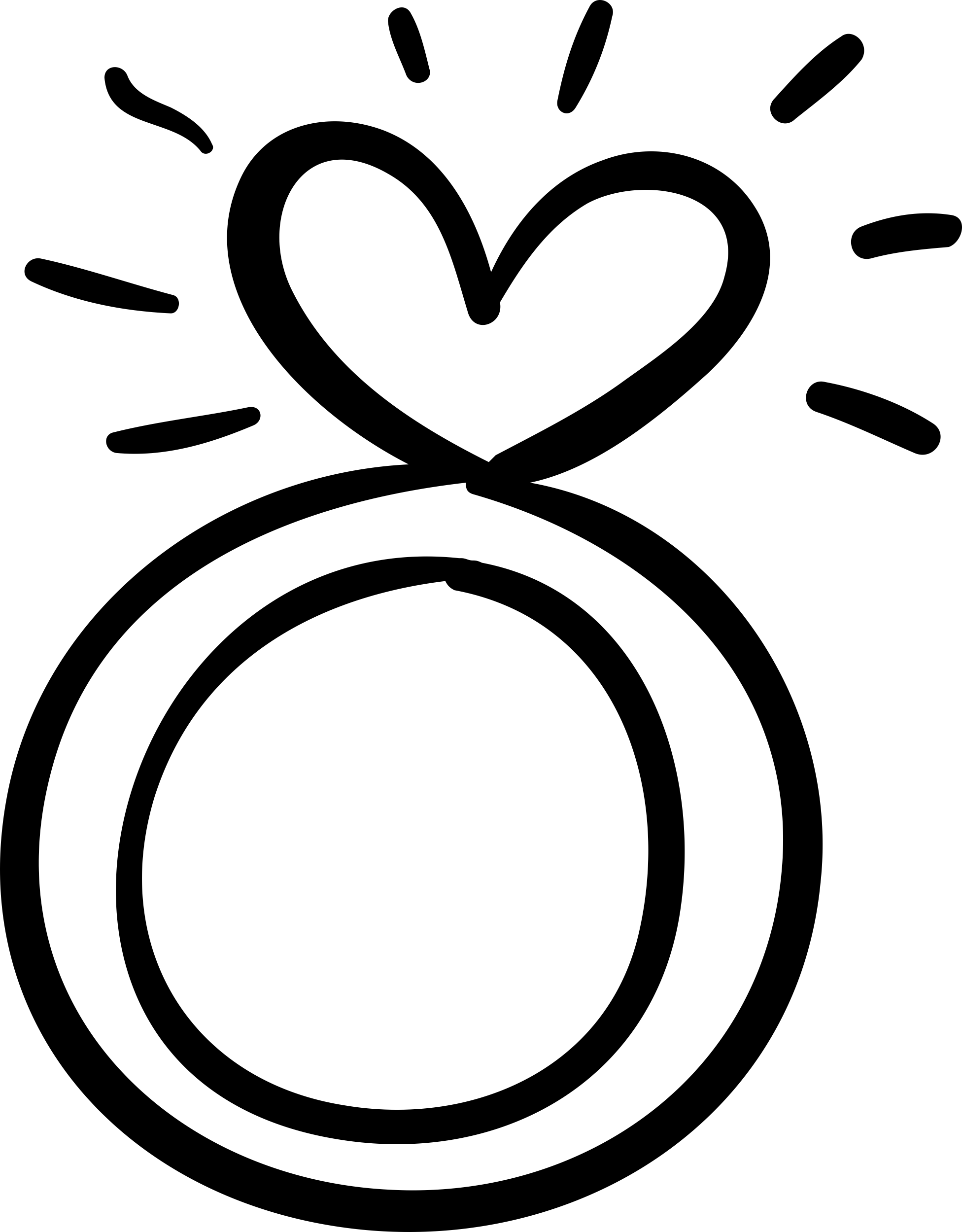 Ring With Heart Svg Line Art Free Vectors